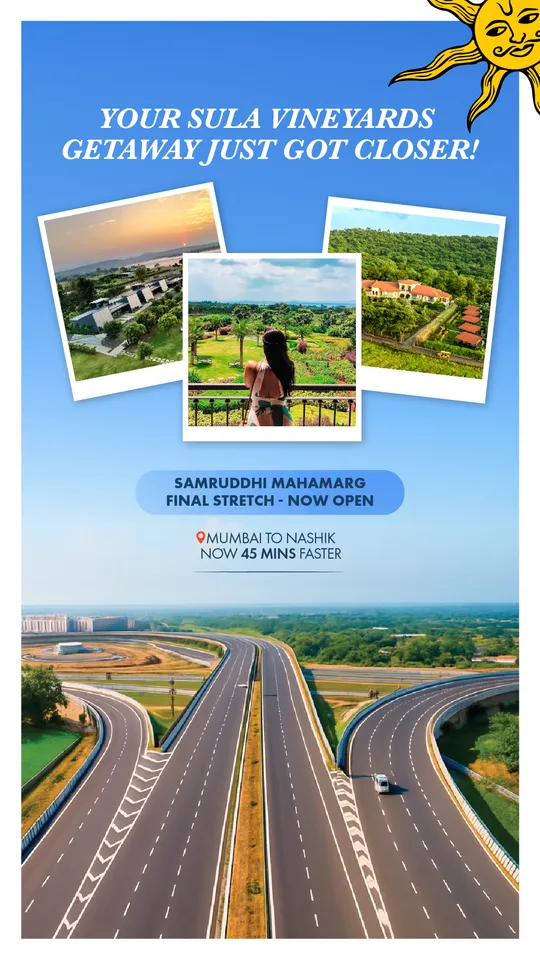 Sula Vineyard Samruddhi Mahamarg creative